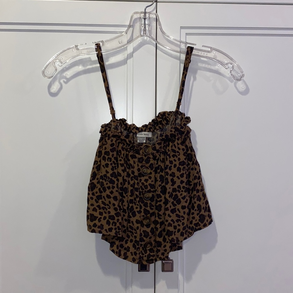 American Eagle Cheetah Print Tank Top SIZE XS